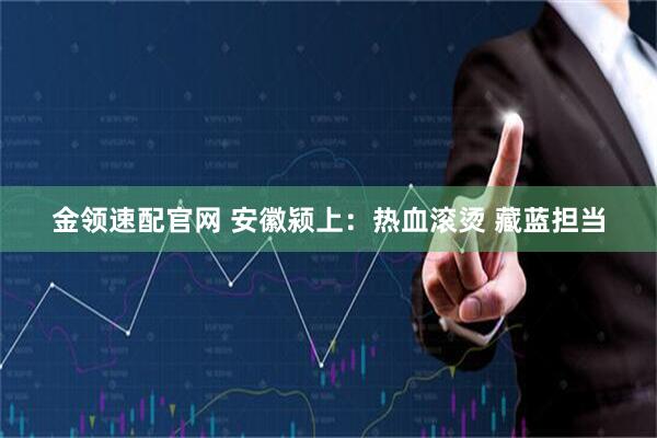 金领速配官网 安徽颍上：热血滚烫 藏蓝担当
